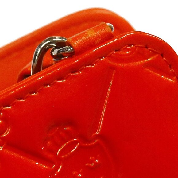 Chanel Orange Patent Leather Icon Chain Handbag - Picture 10 of 15